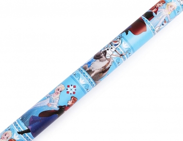 Geschenkpapier Weihnachtsmotive Kinder Disney Eiskönigin blau 70cmx2m